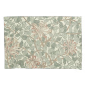 Zachte Groene  William Morris Honeysuckle Kussensloop (Voorkant)
