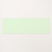 Zachte Groene Yoga Pose met aangepaste naam Yogamat (Achterkant (horizontaal))