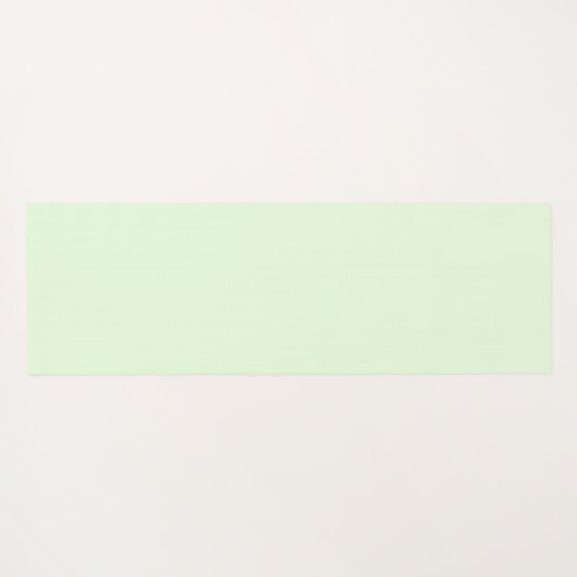 Zachte Groene Yoga Pose met aangepaste naam Yogamat (Achterkant (horizontaal))