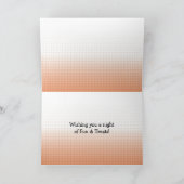 Zachte Halloween Trick-or-Treat-tas met snoep Kaart (Binnen)