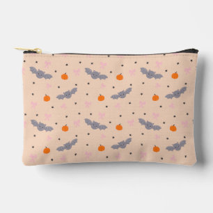 Zachte herfst Halloween-vleermuispatroon ritssluit Etui