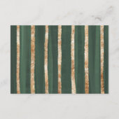 Zachte Herfst pompoen botanische bladeren luidere  Informatiekaartje (Achterkant)