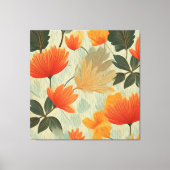 Zachte herfsttuin canvas afdruk (Voorkant)