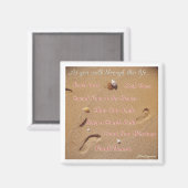 Zachte herinneringen magneet (Voorkant / Achterkant)