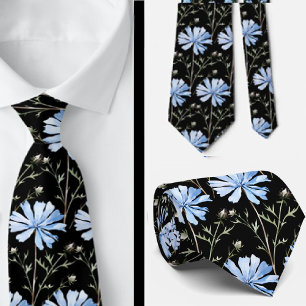 Zachte kantoor wilde bloemen boho halsstrik stropdas