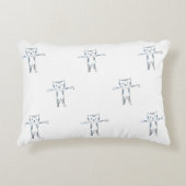 Zachte kattenkussenhoes accent kussen (Voorkant)