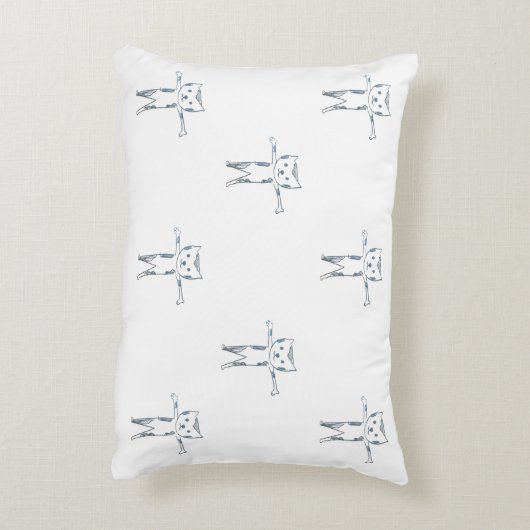 Zachte kattenkussenhoes accent kussen (Achterkant (Verticaal))