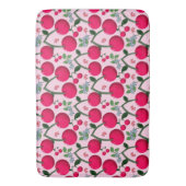 Zachte Kersen Patroon, Glanzend Kawaii Fruit Badmat (Voorkant Verticaal)