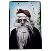 Zachte kerstman medium cadeauzakje (Voorkant)