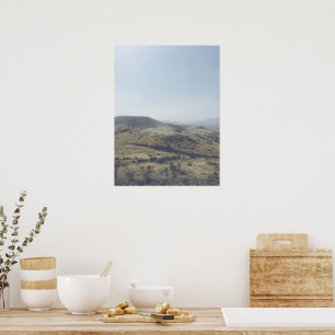 zachte kleur met schilderingen Oregon Poster