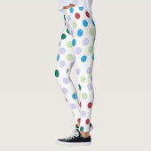 Zachte kleur polka dot leggings (Links)
