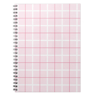 Zachte Kleur Verticale Streep Patroon Point Design Notitieboek