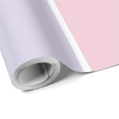 Zachte Kleur Verticale Streeppatroon Ontwerp Cadeaupapier (Rol Hoek)