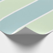 Zachte Kleur Verticale Streeppatroon Ontwerp Cadeaupapier (Hoek)