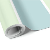 Zachte Kleur Verticale Streeppatroon Ontwerp Cadeaupapier (Rol Hoek)