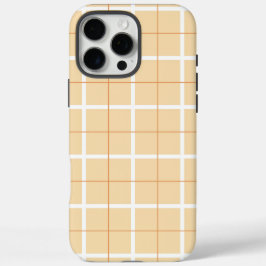 Zachte Kleur Verticale Streeppatroon Puntontwerp iPhone 16 Pro Max Hoesje