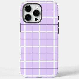 Zachte Kleur Verticale Streeppatroon Puntontwerp iPhone 16 Pro Max Hoesje
