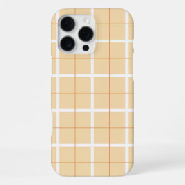 Zachte Kleur Verticale Streeppatroon Puntontwerp iPhone 16 Pro Max Hoesje