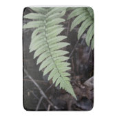 Zachte kleuren en bladeren badmat (Voorkant Verticaal)