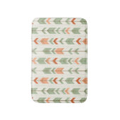 Zachte Kleuren Tribal Pijlen Patroon Badmat (Voorkant Verticaal)