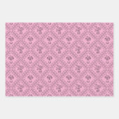 Zachte kleurrijke lente bloemen Coquette patroon Inpakpapier Vel (Voorkant)