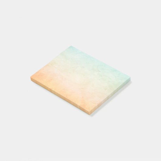 Zachte Kleurrijke Waterverf Stijlvol Eenvoudig Post-it® Notes (Schuin)