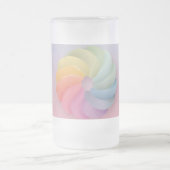 Zachte kleurverloop werveling matglas bierpul (Center)