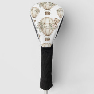 Zachte Knuffelbeer Heet Lucht Ballon Neutraal Patr Golfheadcover