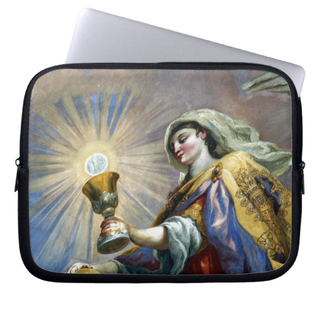 zachte kop laptop sleeve (Voorkant)