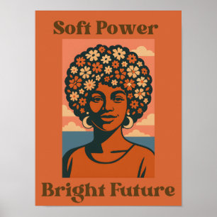 Zachte Kracht, Helder Toekomst - Kunstposter Poster