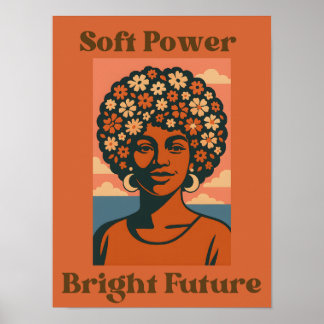 Zachte Kracht, Helder Toekomst - Kunstposter Poster