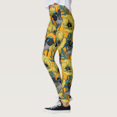 Zachte kreeften en papavers, geel leggings (Links)