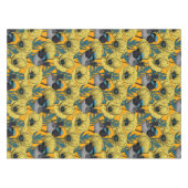 Zachte kreeften en papavers, geel tafelkleed (Voorkant (Horizontaal))