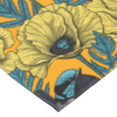 Zachte kreeften en papavers, geel tafelkleed (Gekanteld)