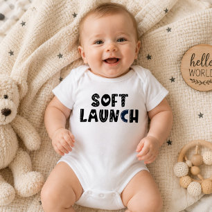 Zachte lancering Cute Geslacht Neutrale Baby Showe Romper