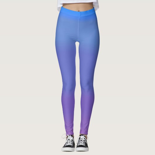 Zachte Leggings met Overgangskleuren (Voorkant)