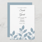 Zachte leisteen Waterverf verlaat Kaart (Voorkant / Achterkant)