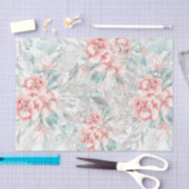 Zachte Lente Zomer Bloemrijke Groene Elegante Brui Tissuepapier (Craft)