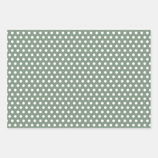 Zachte lentellab pasteelgroen Eucalyptus Wreate Inpakpapier Vel (Voorkant 2)