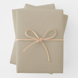 Zachte Licht Beige Achtergrond – Trouwontwerp Inpakpapier Vel