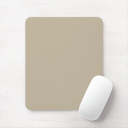 Zachte Licht Beige Achtergrond – Trouwontwerp Muismat (Met muis)