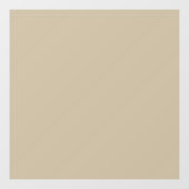 Zachte lichtbeige achtergrond – Trouwontwerp Raamsticker (Vel)