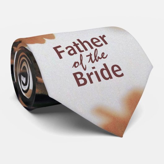 Zachte lichtdoorlatendheid VADER VAN DE BRIDE Stropdas (Opgerold)