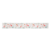 Zachte lichtroze bloemen elegante botanische moder lint (Voorkant)
