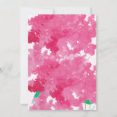 Zachte lilacs elegante bruiloft kaart (Achterkant)