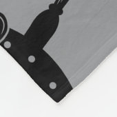 Zachte Logo fleece deken – Gezellig & Stijlvol mer (Hoek)