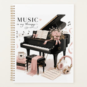 Zachte Luxe Piano Oefenplanner Planner