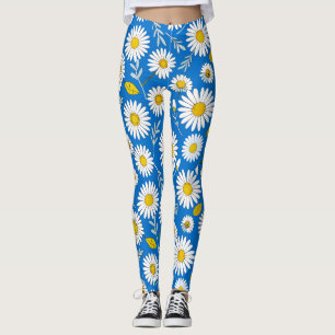 🌼 Zachte Madeliefjesbloei – Verse Bloemige Harmon Leggings