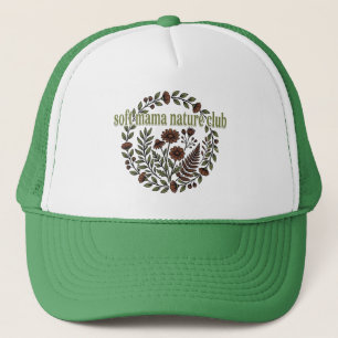 Zachte Mama Natuur Club Retro Bloemige Esthetiek Trucker Pet