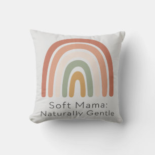 Zachte mama natuurlijk zachte boho regenboog esthe kussen